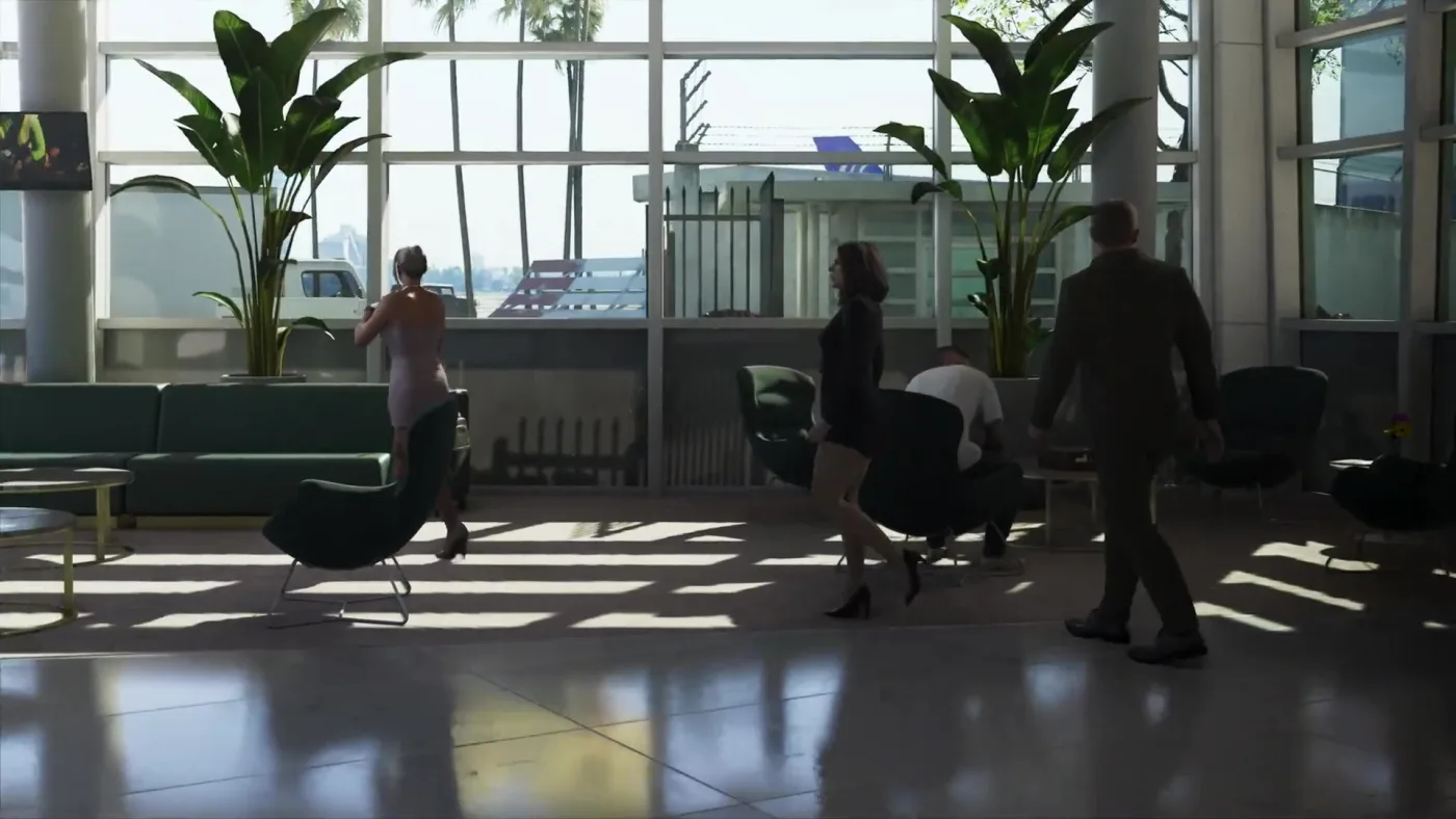 The airport terminal in GTA 6