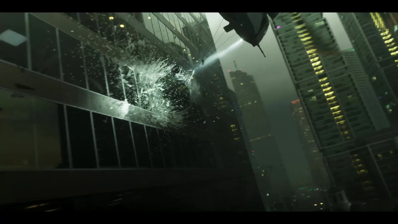 Helicopter vs. tower - 1:09