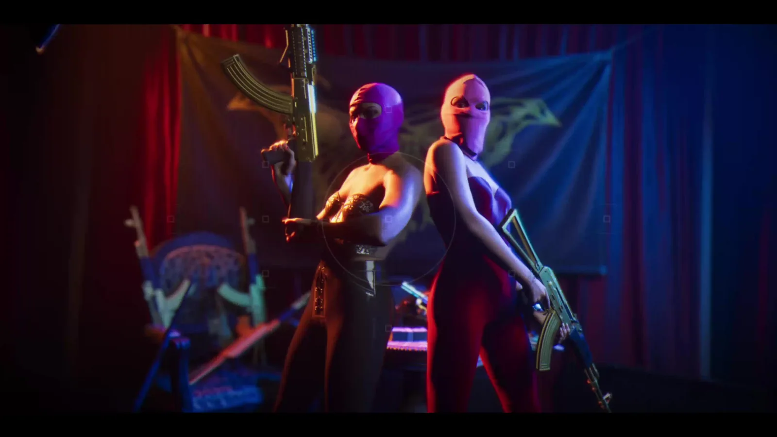 Balaclavas on stage - 0:59
