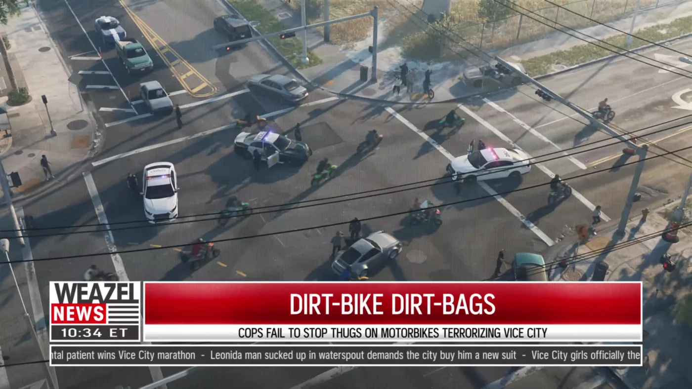 Bikes taking the street in GTA 6