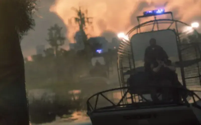 Police airboat