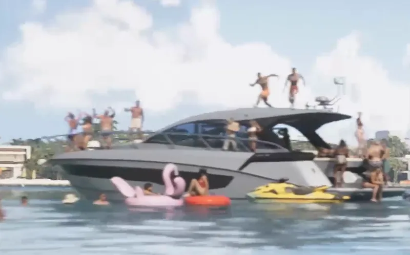 Sport cruiser yacht